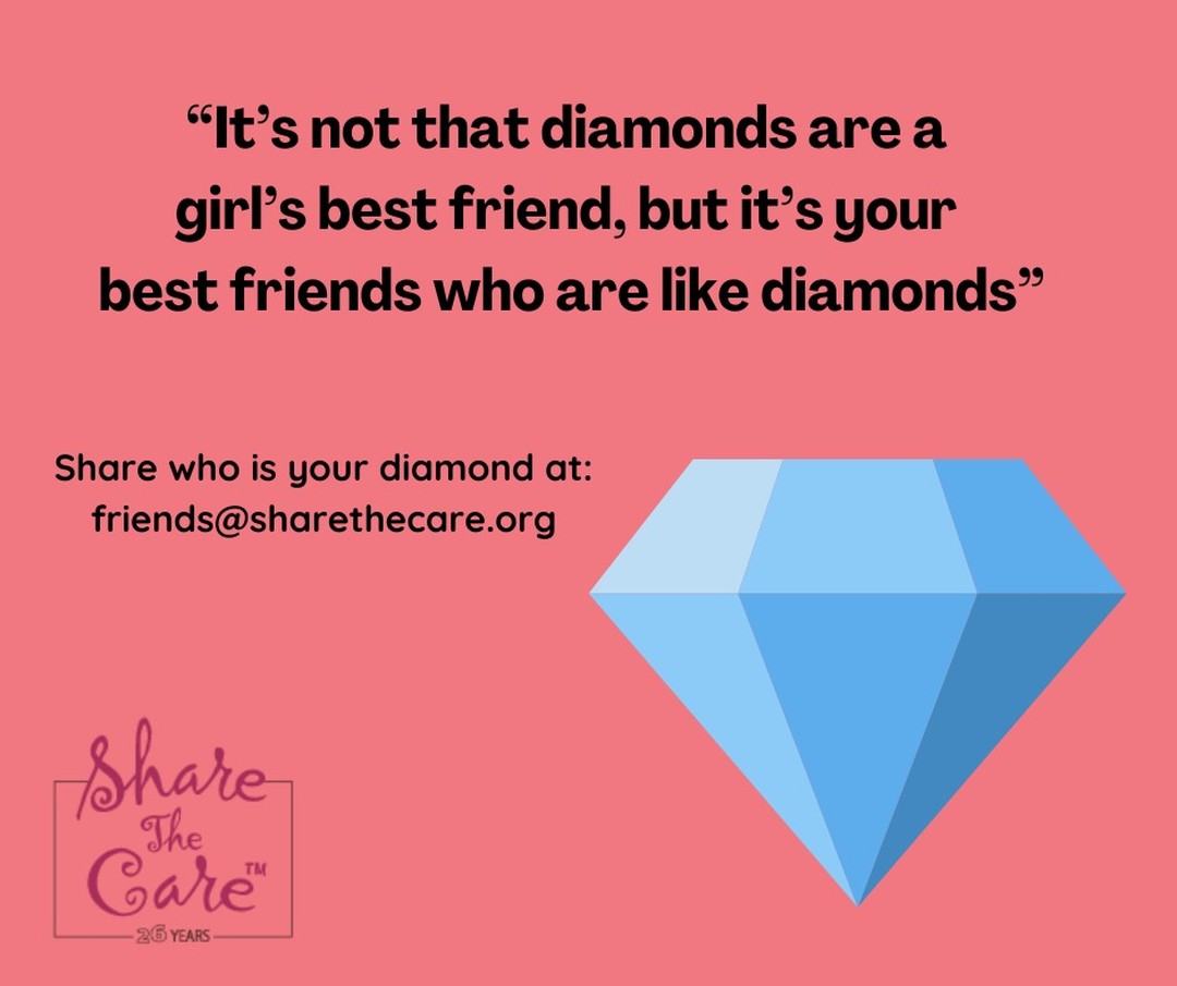 Best friends are like diamonds